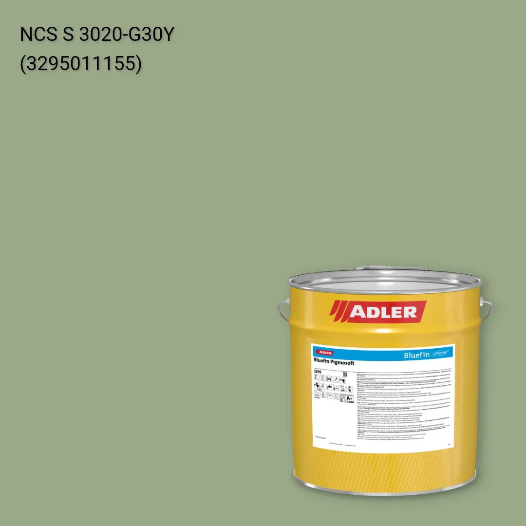 Лак меблевий Bluefin Pigmosoft колір NCS S 3020-G30Y, Adler NCS S