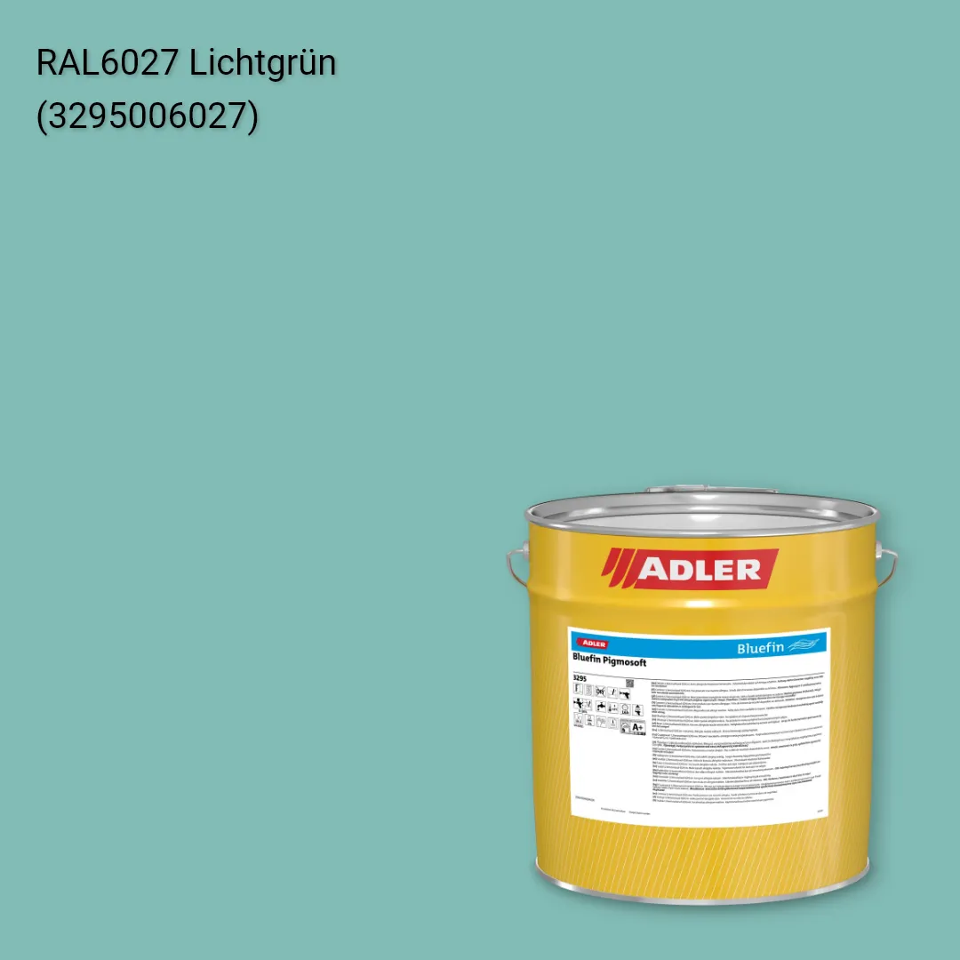 Лак меблевий Bluefin Pigmosoft колір RAL 6027, Adler RAL 192