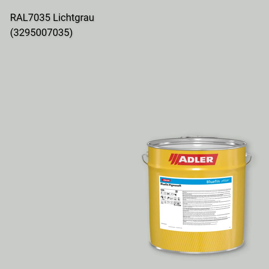 Лак меблевий Bluefin Pigmosoft колір RAL 7035, Adler RAL 192
