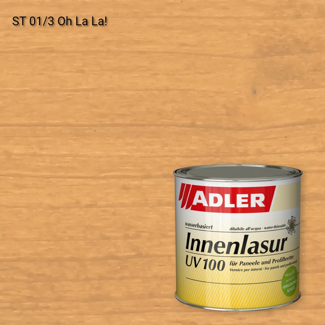 Лазур для дерева Innenlasur UV 100 колір ST 01/3, Adler Stylewood