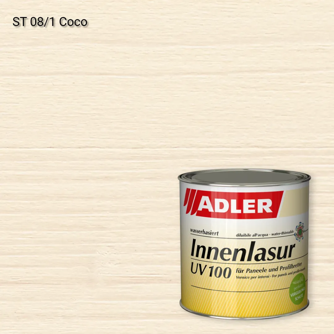 Лазур для дерева Innenlasur UV 100 колір ST 08/1, Adler Stylewood