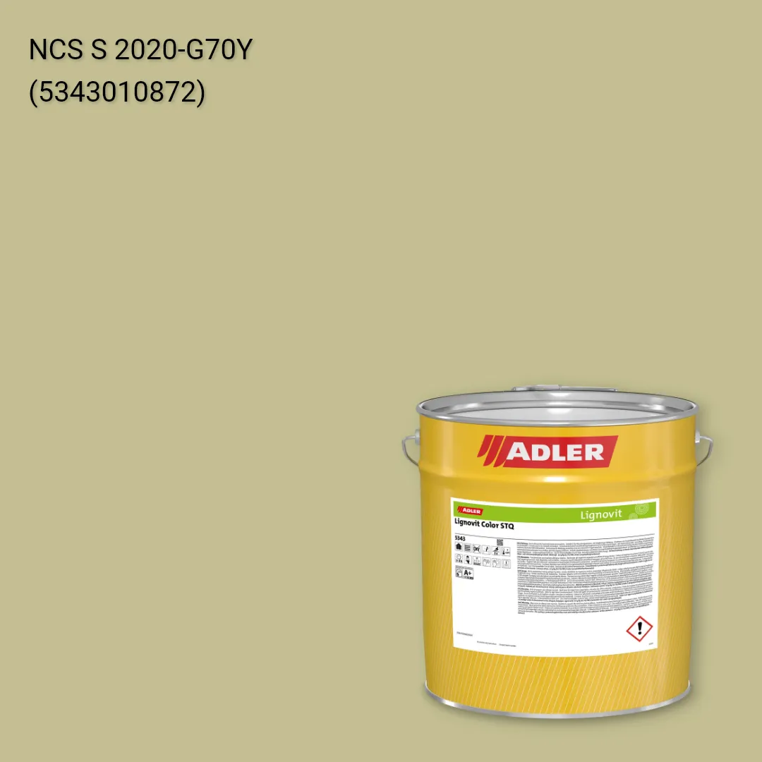 Фарба для дерева Lignovit Color STQ колір NCS S 2020-G70Y, Adler NCS S