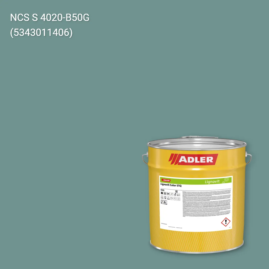 Фарба для дерева Lignovit Color STQ колір NCS S 4020-B50G, Adler NCS S