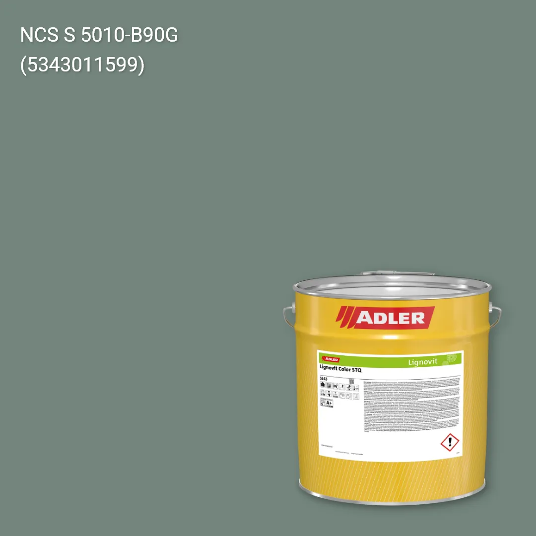Фарба для дерева Lignovit Color STQ колір NCS S 5010-B90G, Adler NCS S