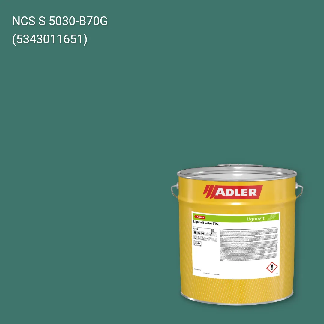 Фарба для дерева Lignovit Color STQ колір NCS S 5030-B70G, Adler NCS S