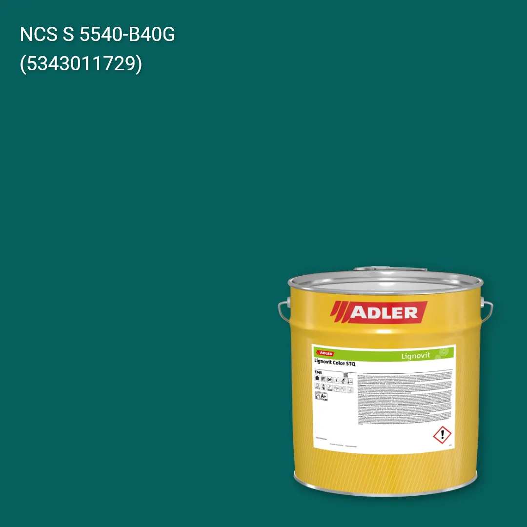 Фарба для дерева Lignovit Color STQ колір NCS S 5540-B40G, Adler NCS S