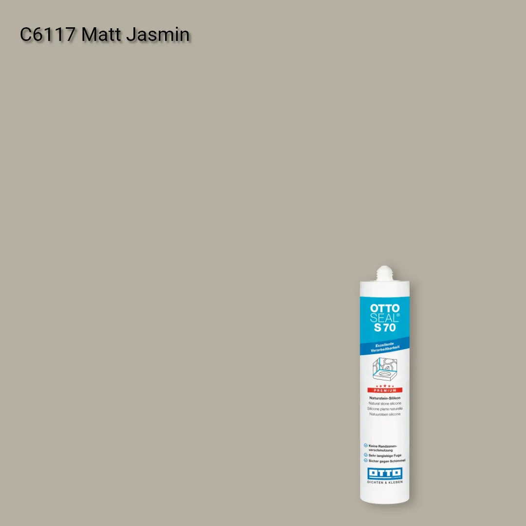 Силікон OTTOSEAL® S 70 колір C6117 Matt Jasmin, OTTOSEAL S70 Mat