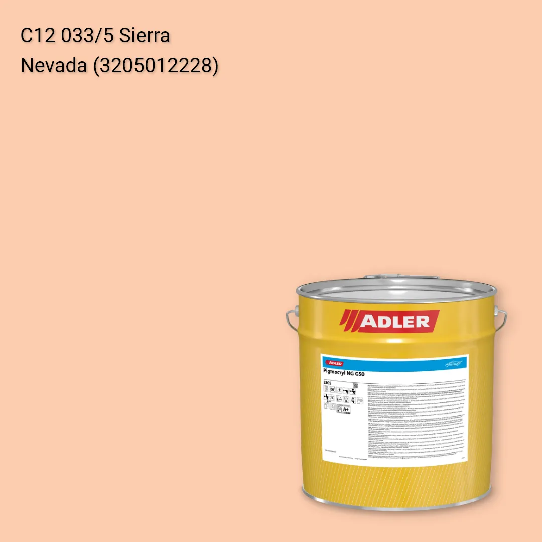 Лак меблевий Pigmocryl NG G50 колір C12 033/5, Adler Color 1200