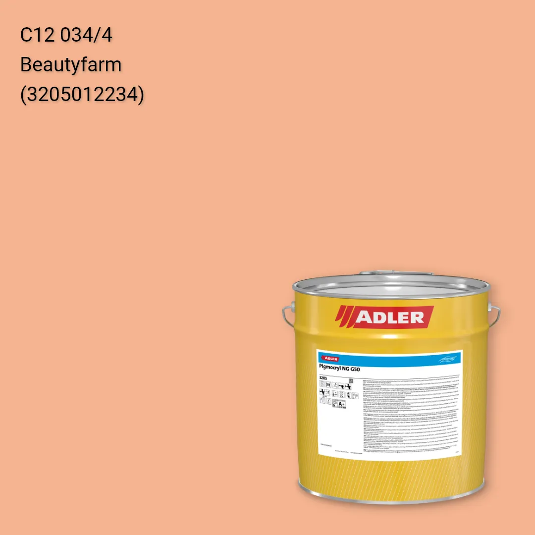 Лак меблевий Pigmocryl NG G50 колір C12 034/4, Adler Color 1200