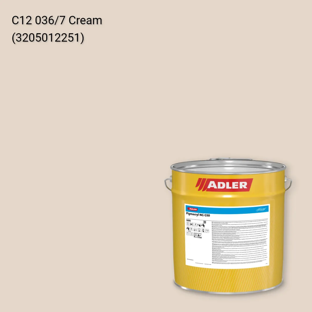 Лак меблевий Pigmocryl NG G50 колір C12 036/7, Adler Color 1200