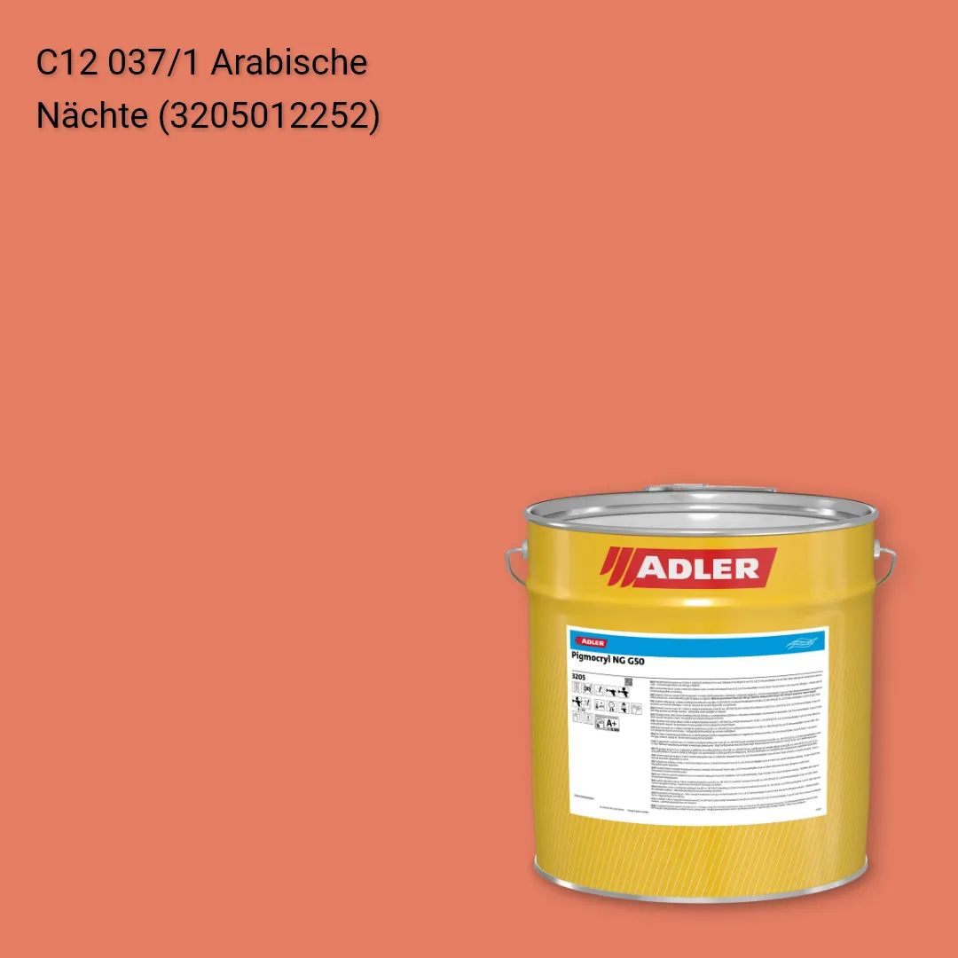 Лак меблевий Pigmocryl NG G50 колір C12 037/1, Adler Color 1200