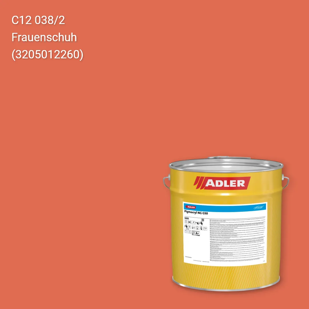 Лак меблевий Pigmocryl NG G50 колір C12 038/2, Adler Color 1200
