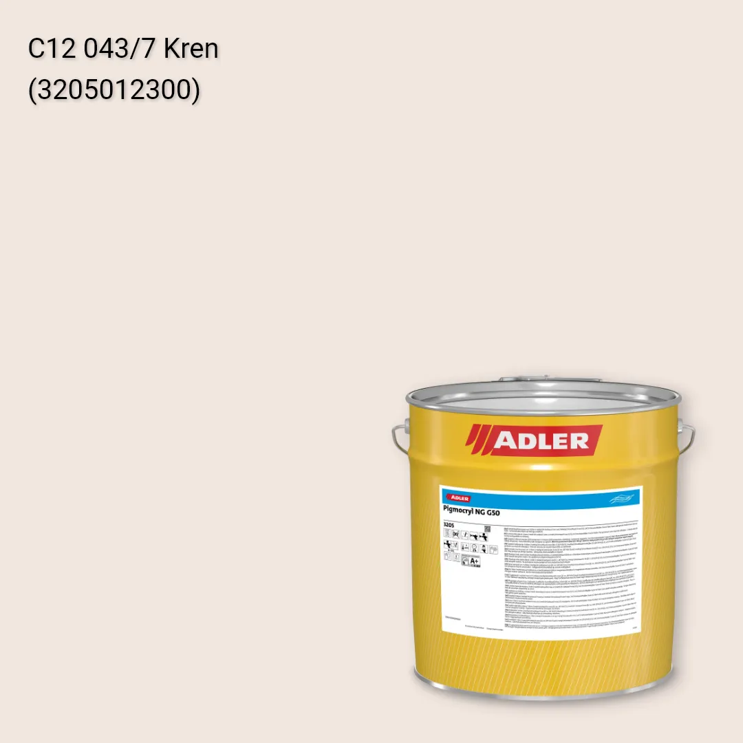 Лак меблевий Pigmocryl NG G50 колір C12 043/7, Adler Color 1200