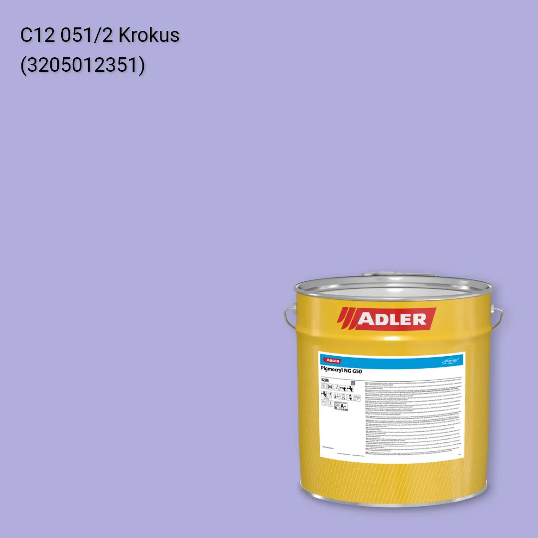 Лак меблевий Pigmocryl NG G50 колір C12 051/2, Adler Color 1200