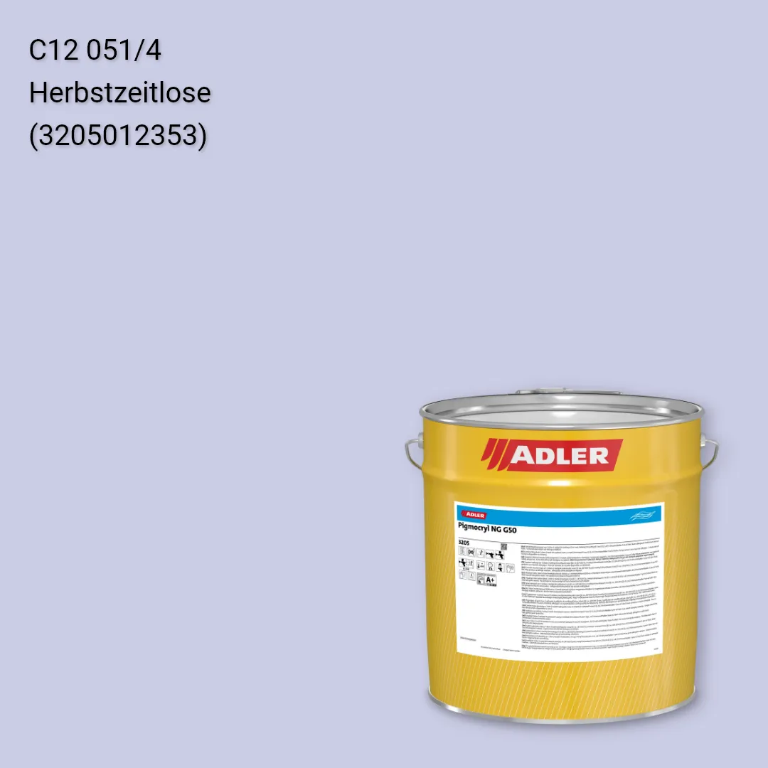 Лак меблевий Pigmocryl NG G50 колір C12 051/4, Adler Color 1200