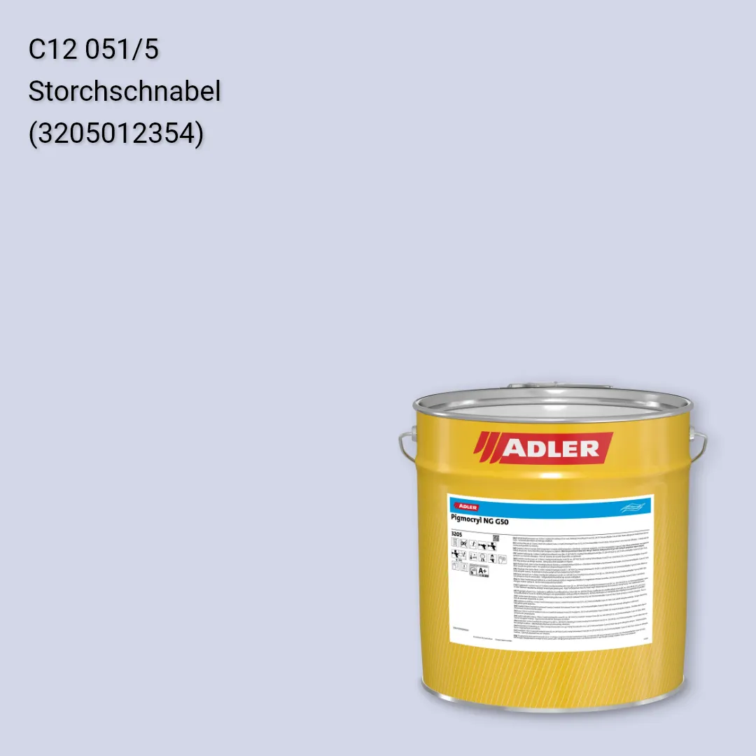 Лак меблевий Pigmocryl NG G50 колір C12 051/5, Adler Color 1200