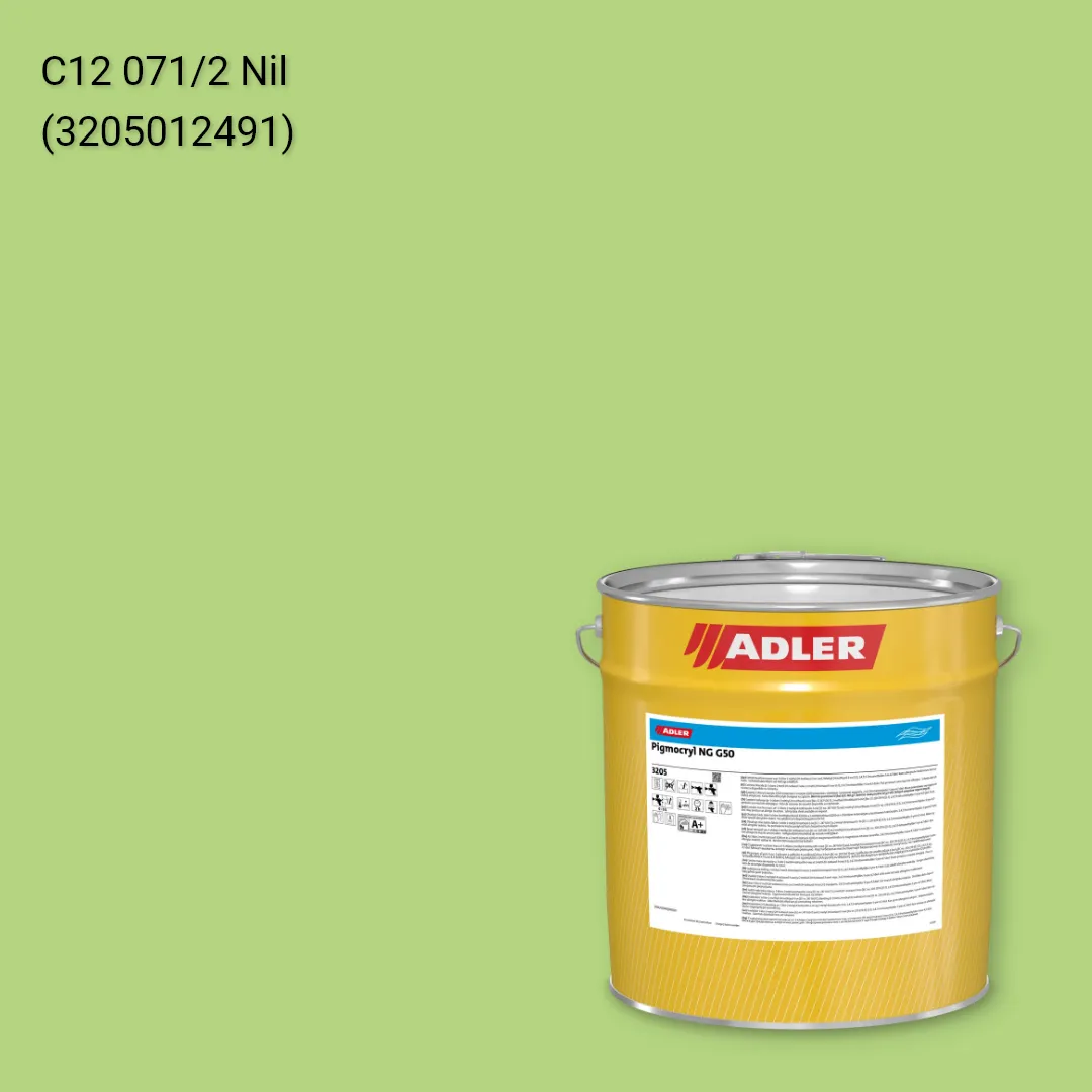 Лак меблевий Pigmocryl NG G50 колір C12 071/2, Adler Color 1200