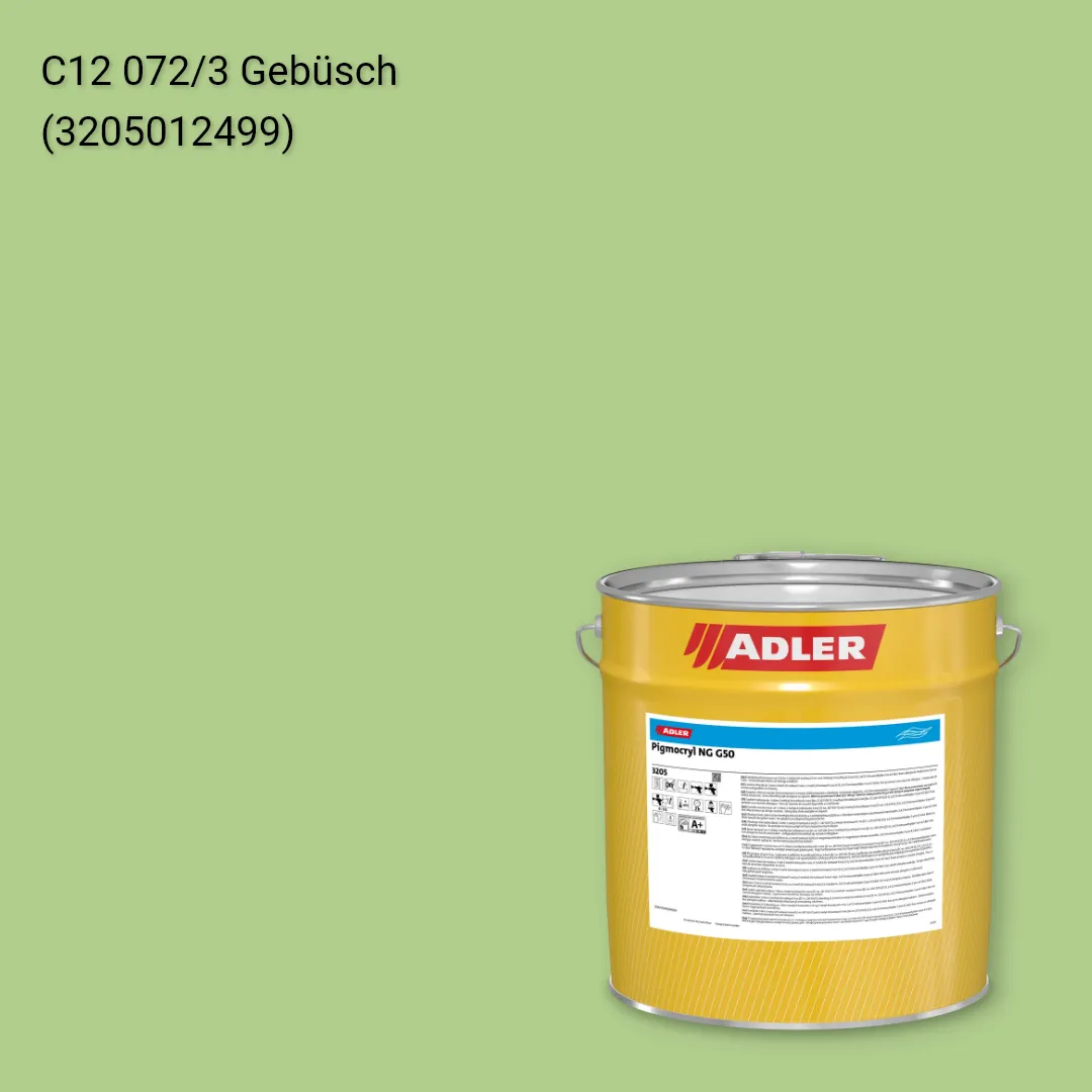 Лак меблевий Pigmocryl NG G50 колір C12 072/3, Adler Color 1200