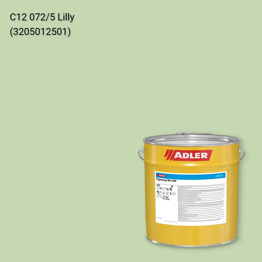 Лак меблевий Pigmocryl NG G50 колір C12 072/5, Adler Color 1200