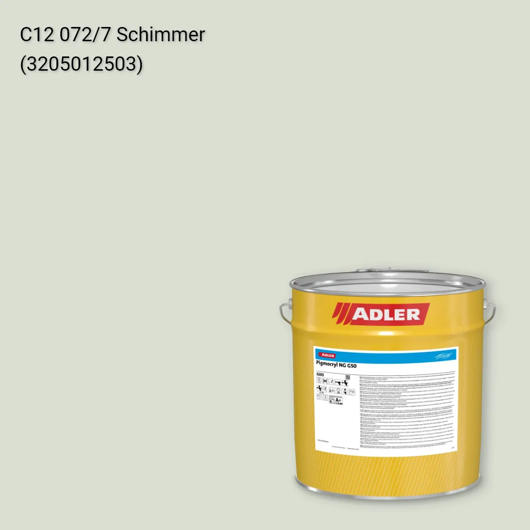 Лак меблевий Pigmocryl NG G50 колір C12 072/7, Adler Color 1200