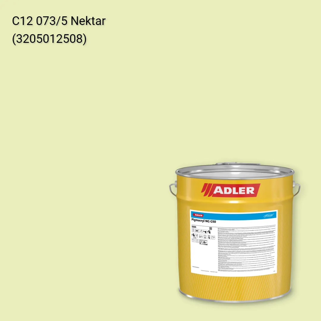 Лак меблевий Pigmocryl NG G50 колір C12 073/5, Adler Color 1200