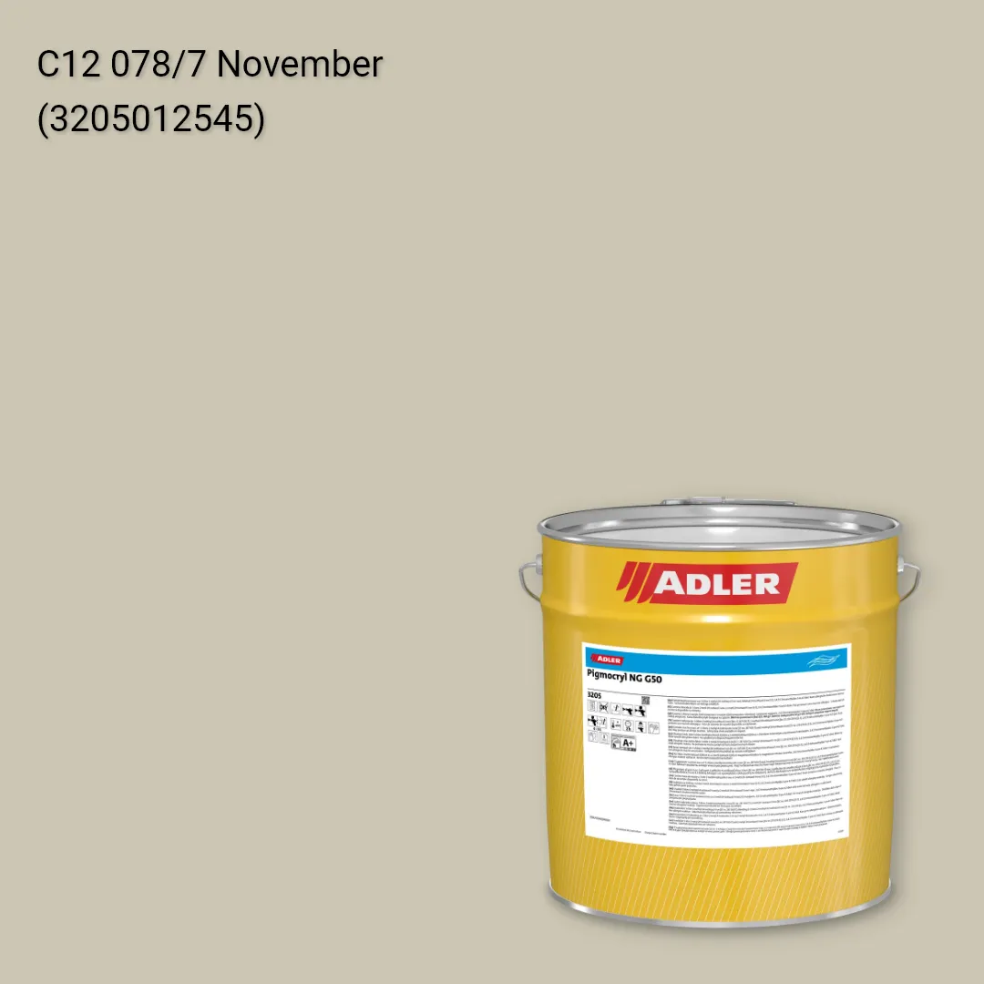 Лак меблевий Pigmocryl NG G50 колір C12 078/7, Adler Color 1200