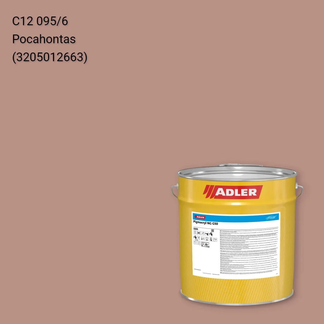 Лак меблевий Pigmocryl NG G50 колір C12 095/6, Adler Color 1200