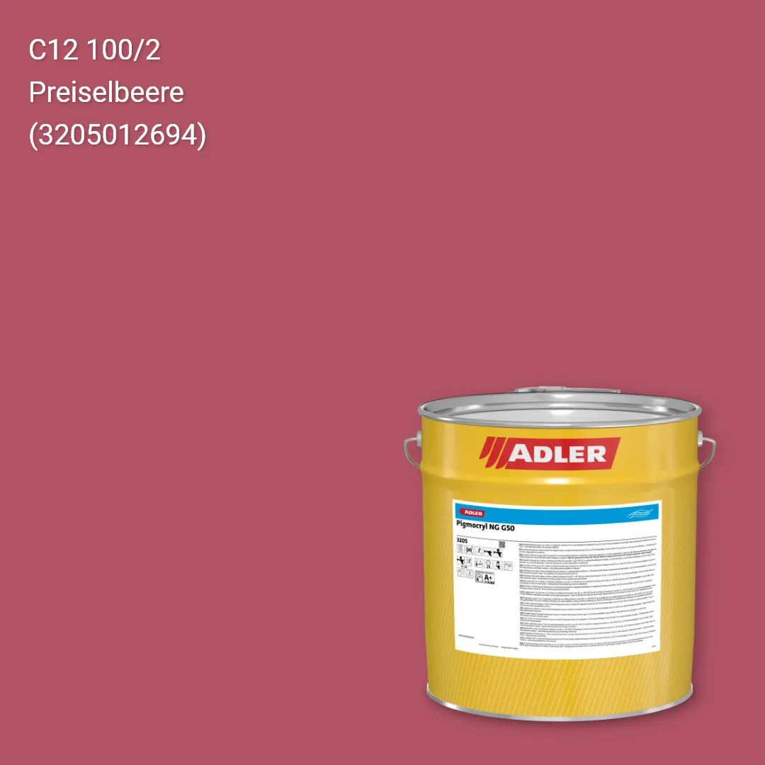 Лак меблевий Pigmocryl NG G50 колір C12 100/2, Adler Color 1200