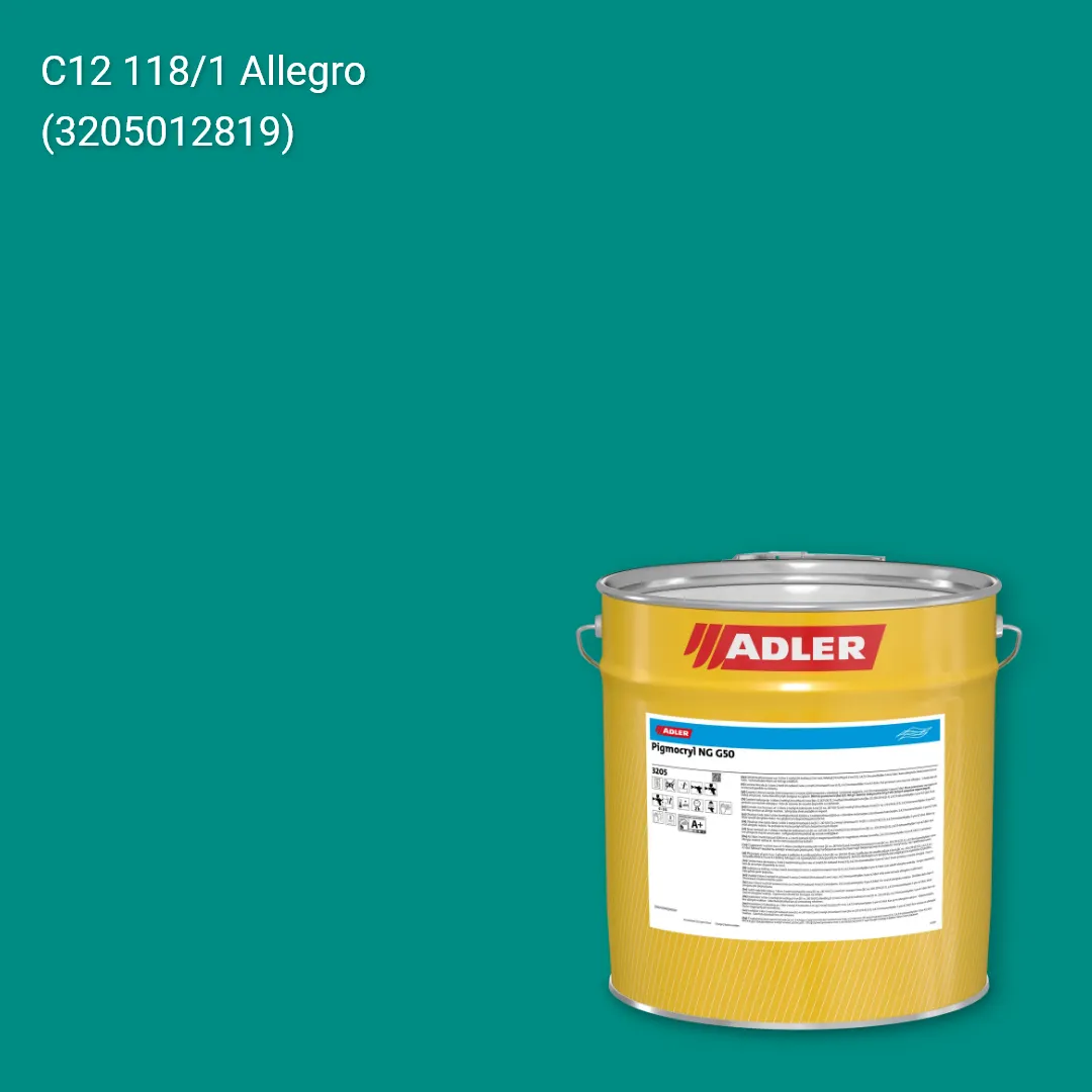 Лак меблевий Pigmocryl NG G50 колір C12 118/1, Adler Color 1200