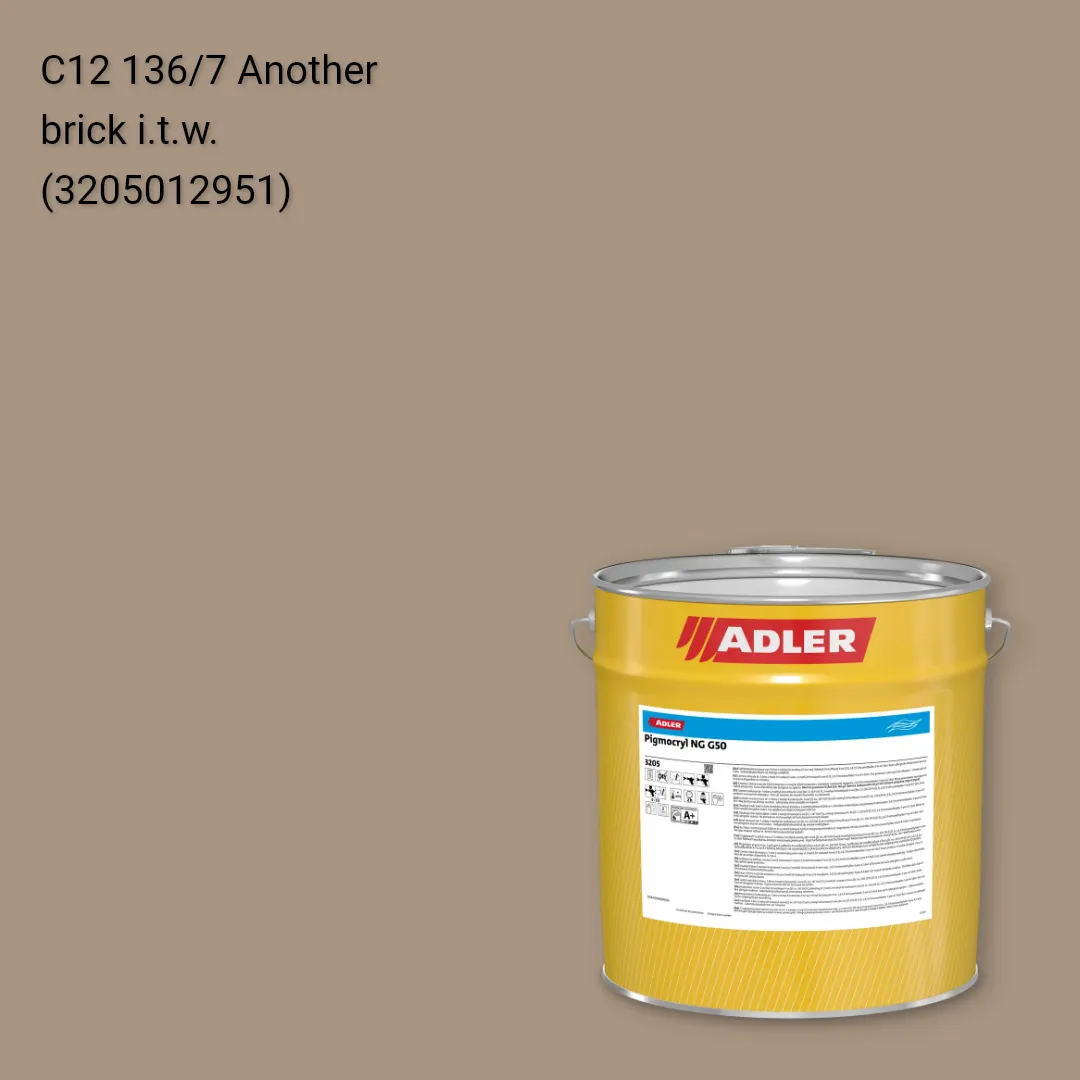Лак меблевий Pigmocryl NG G50 колір C12 136/7, Adler Color 1200