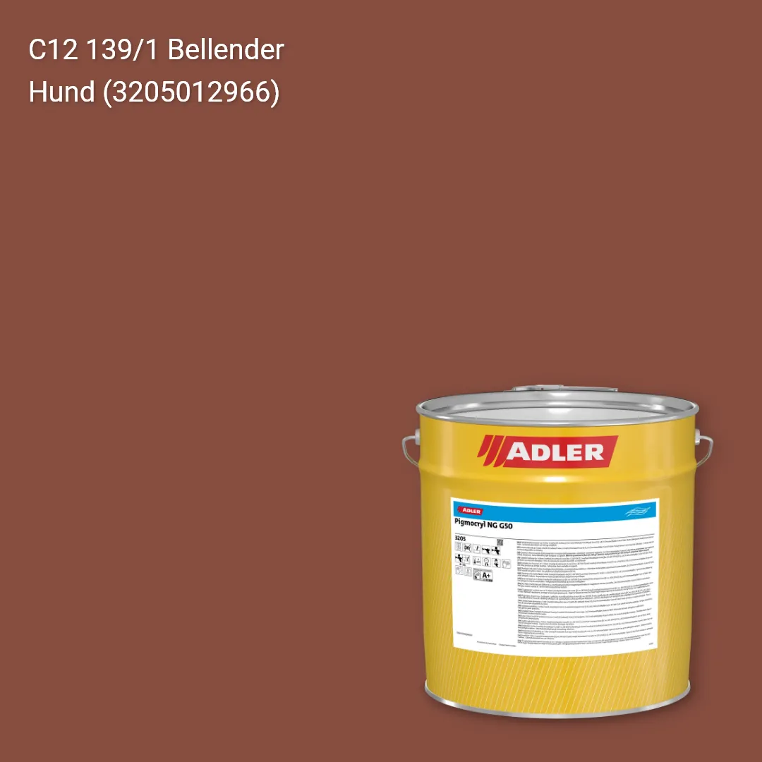 Лак меблевий Pigmocryl NG G50 колір C12 139/1, Adler Color 1200