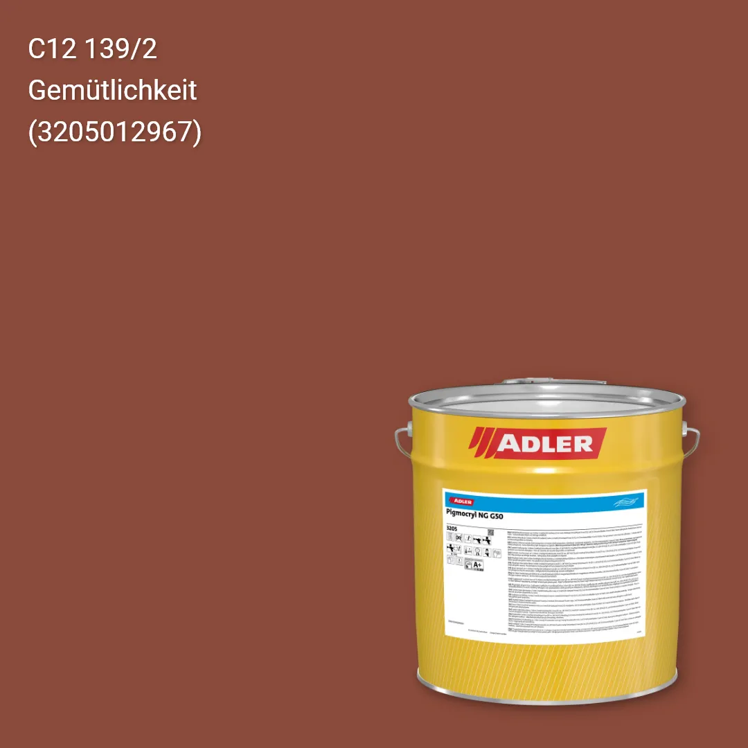 Лак меблевий Pigmocryl NG G50 колір C12 139/2, Adler Color 1200
