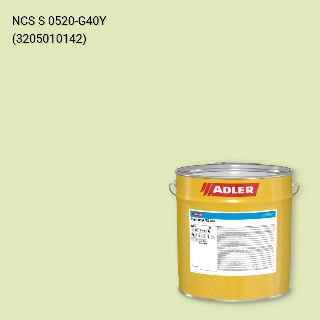 Лак меблевий Pigmocryl NG G50 колір NCS S 0520-G40Y, Adler NCS S
