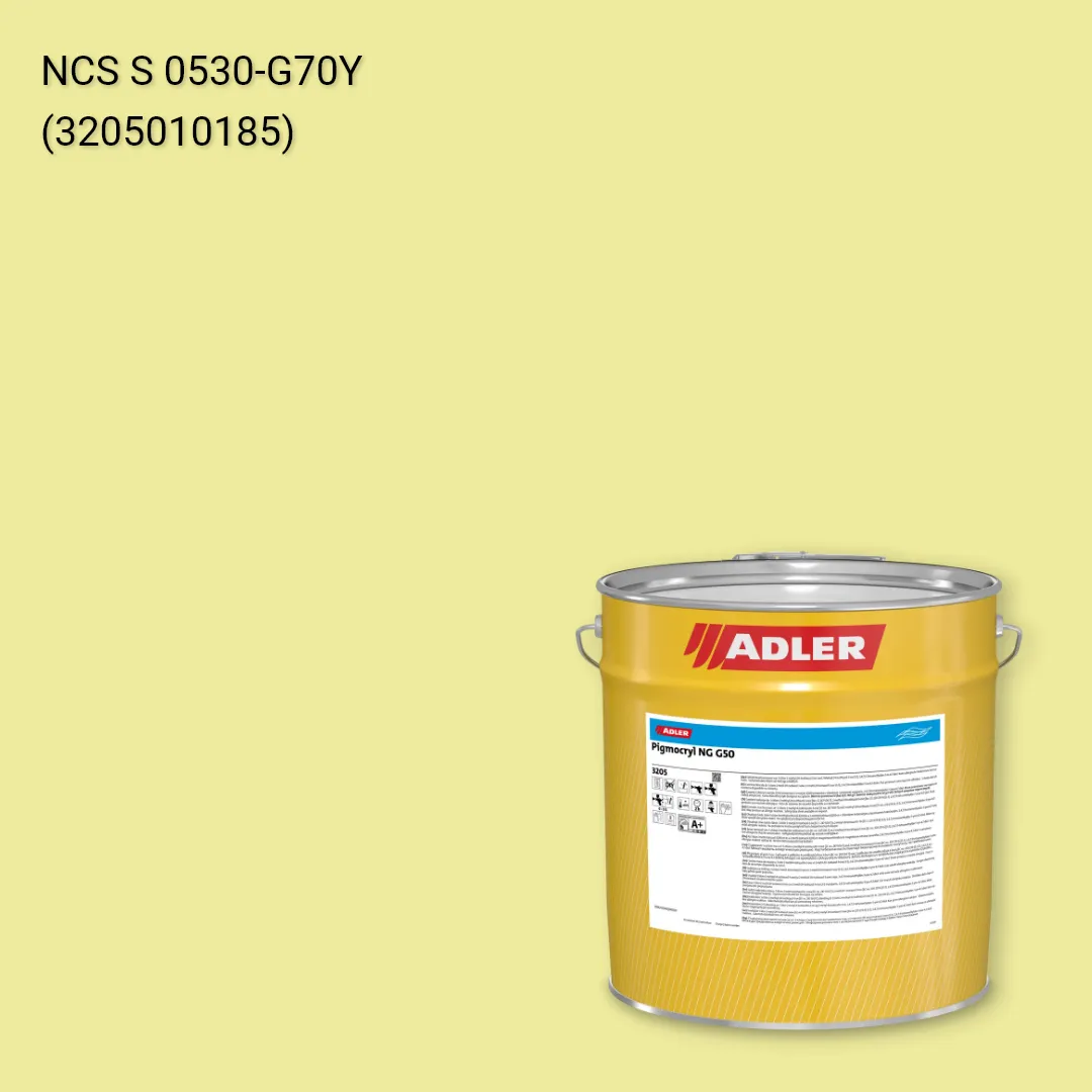 Лак меблевий Pigmocryl NG G50 колір NCS S 0530-G70Y, Adler NCS S