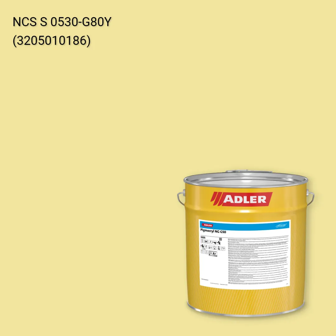 Лак меблевий Pigmocryl NG G50 колір NCS S 0530-G80Y, Adler NCS S