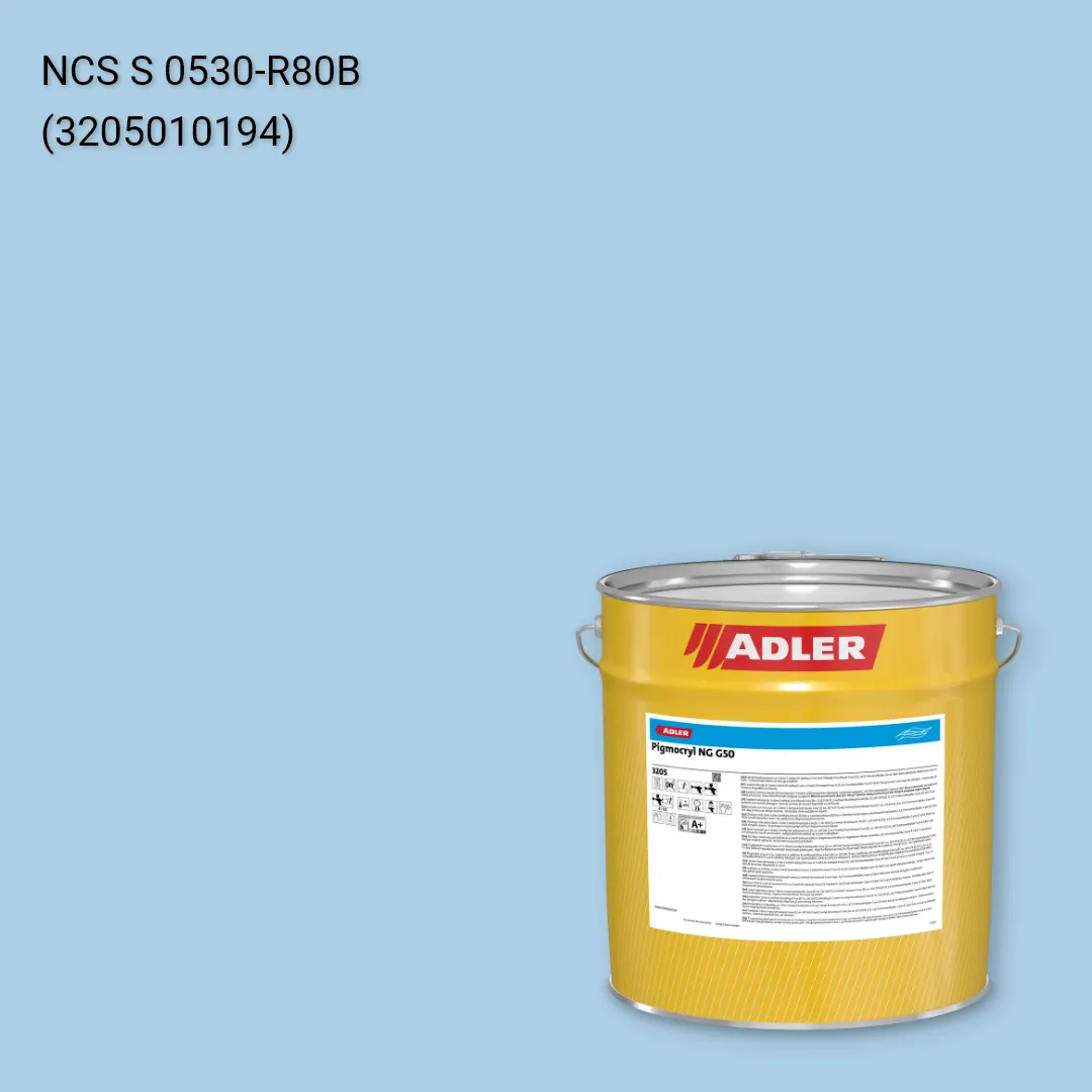 Лак меблевий Pigmocryl NG G50 колір NCS S 0530-R80B, Adler NCS S