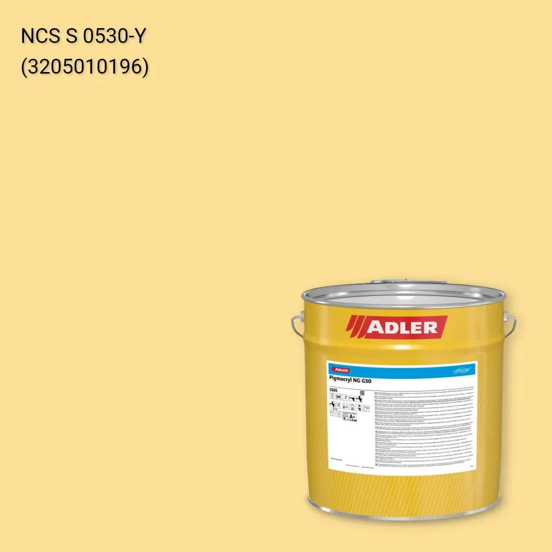 Лак меблевий Pigmocryl NG G50 колір NCS S 0530-Y, Adler NCS S