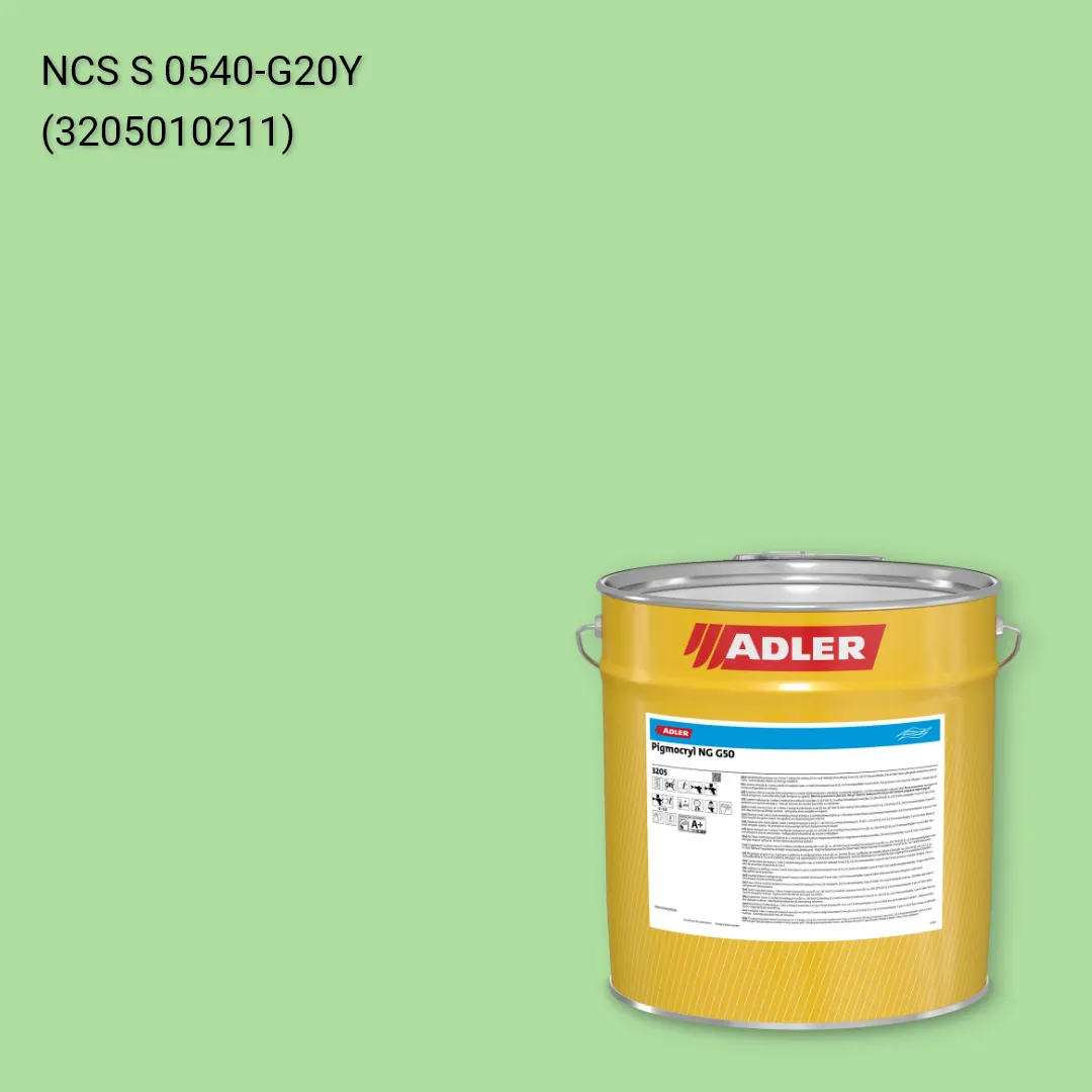 Лак меблевий Pigmocryl NG G50 колір NCS S 0540-G20Y, Adler NCS S