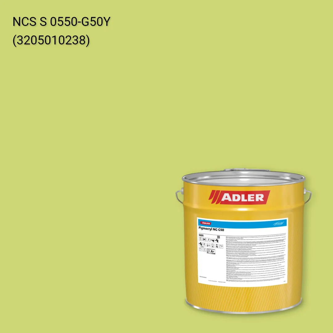 Лак меблевий Pigmocryl NG G50 колір NCS S 0550-G50Y, Adler NCS S