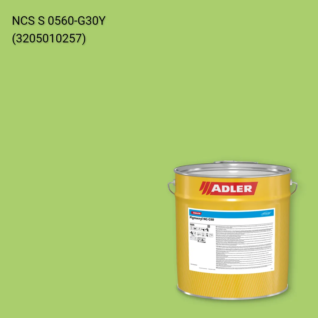 Лак меблевий Pigmocryl NG G50 колір NCS S 0560-G30Y, Adler NCS S