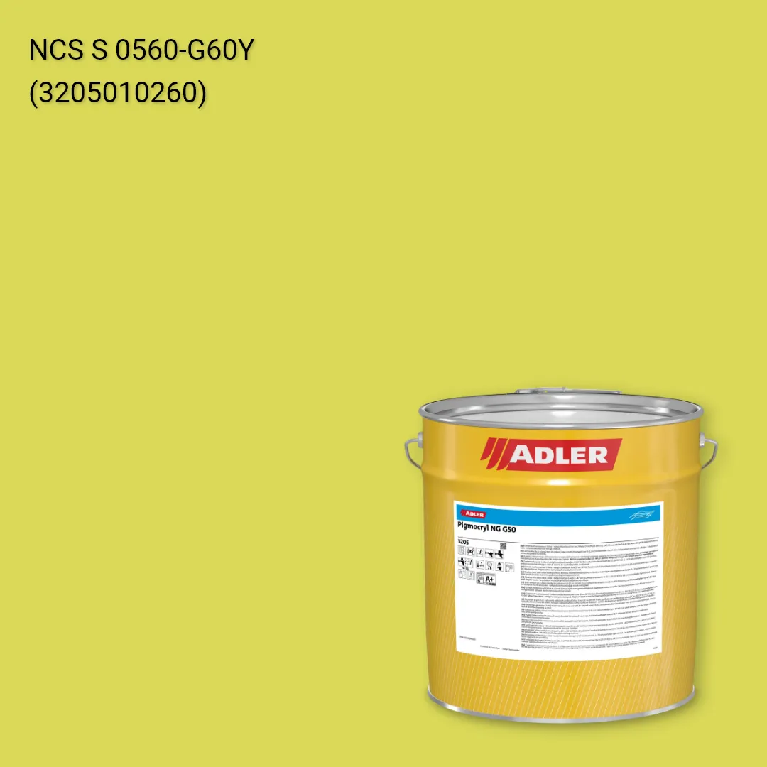 Лак меблевий Pigmocryl NG G50 колір NCS S 0560-G60Y, Adler NCS S