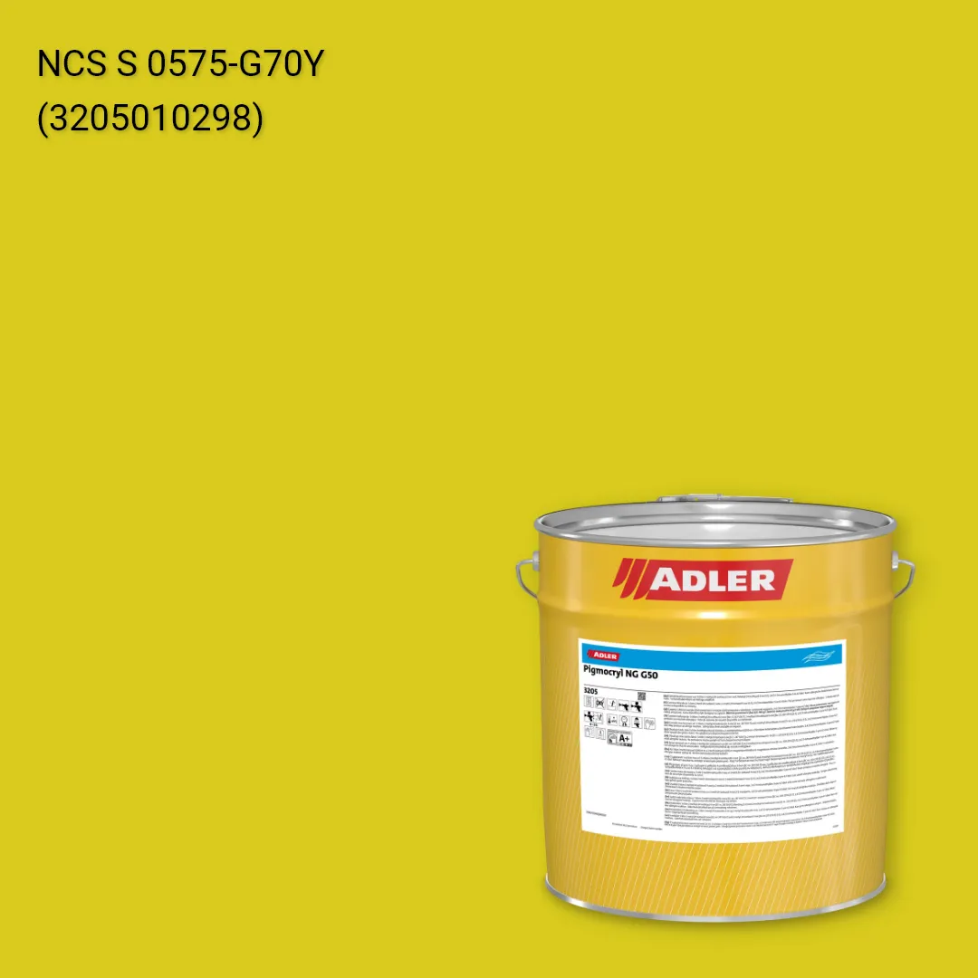 Лак меблевий Pigmocryl NG G50 колір NCS S 0575-G70Y, Adler NCS S