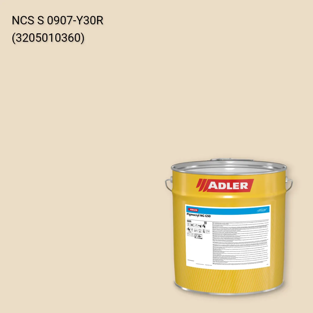 Лак меблевий Pigmocryl NG G50 колір NCS S 0907-Y30R, Adler NCS S