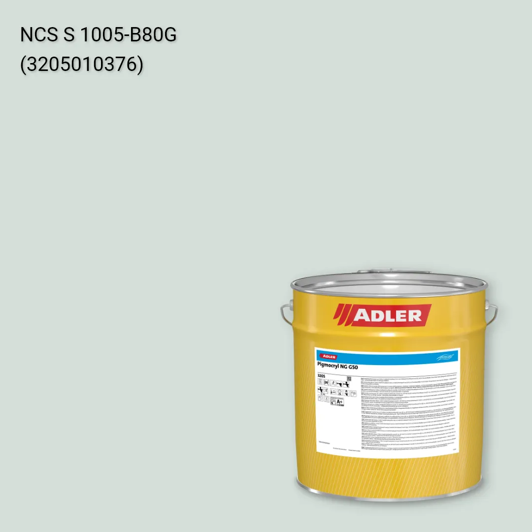 Лак меблевий Pigmocryl NG G50 колір NCS S 1005-B80G, Adler NCS S