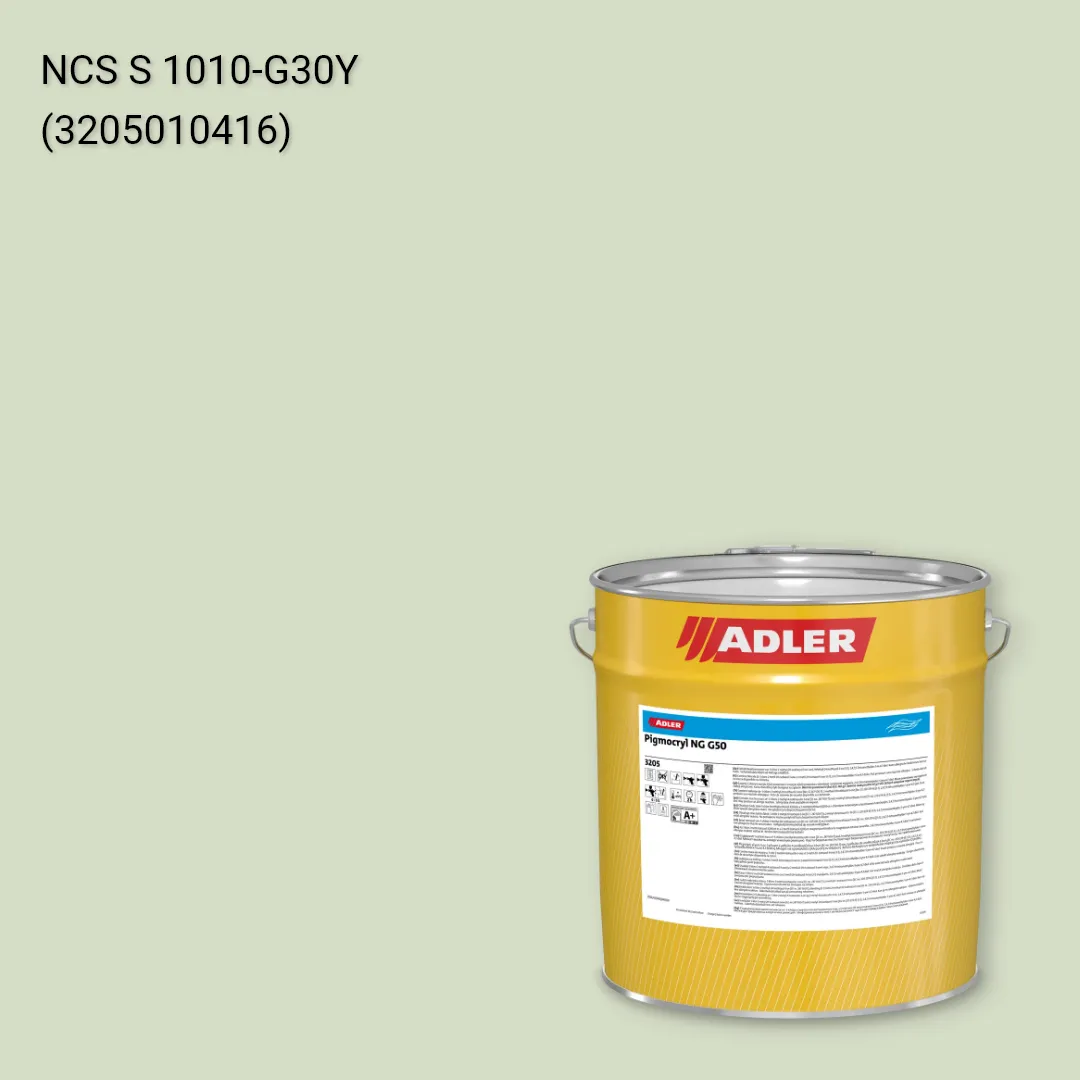 Лак меблевий Pigmocryl NG G50 колір NCS S 1010-G30Y, Adler NCS S