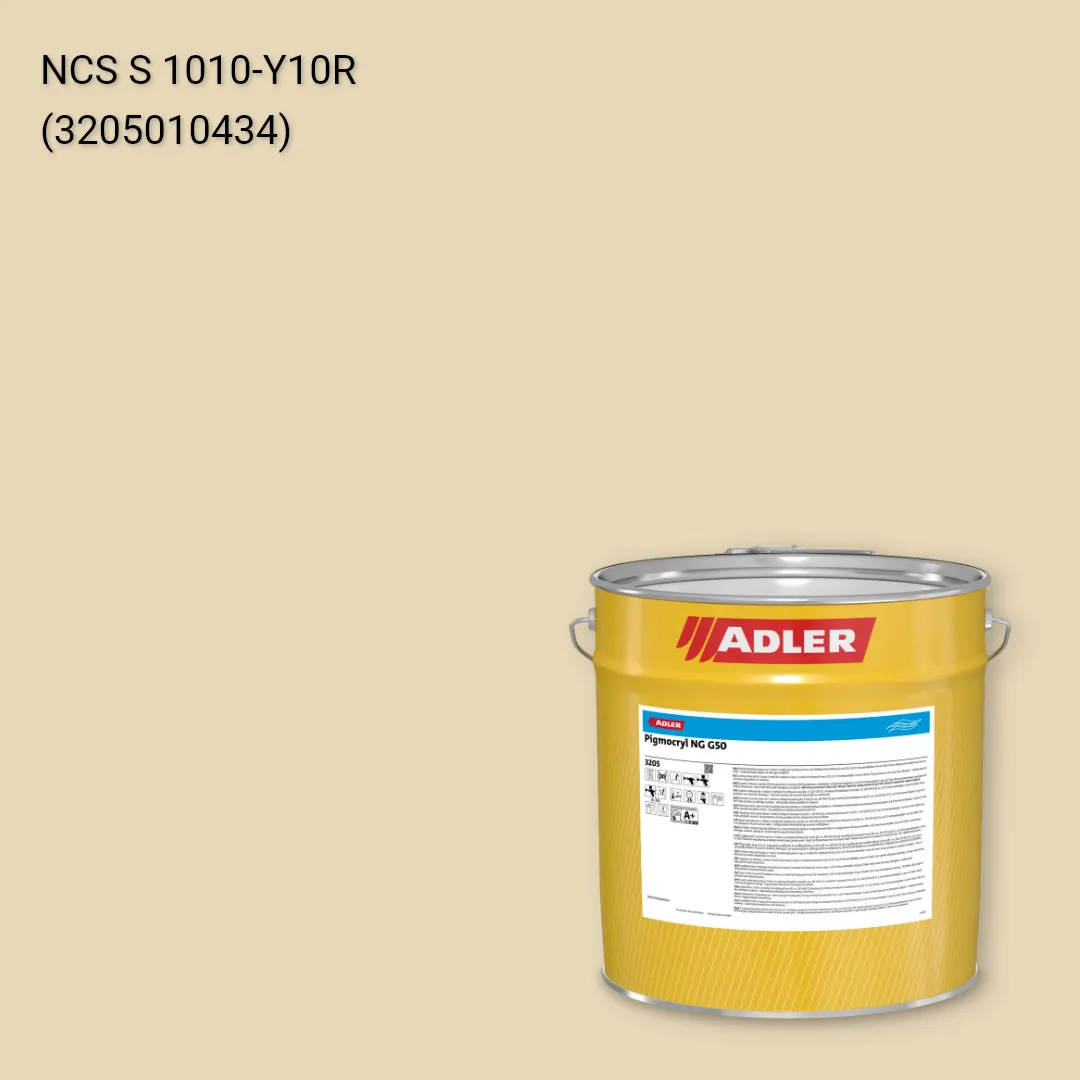 Лак меблевий Pigmocryl NG G50 колір NCS S 1010-Y10R, Adler NCS S