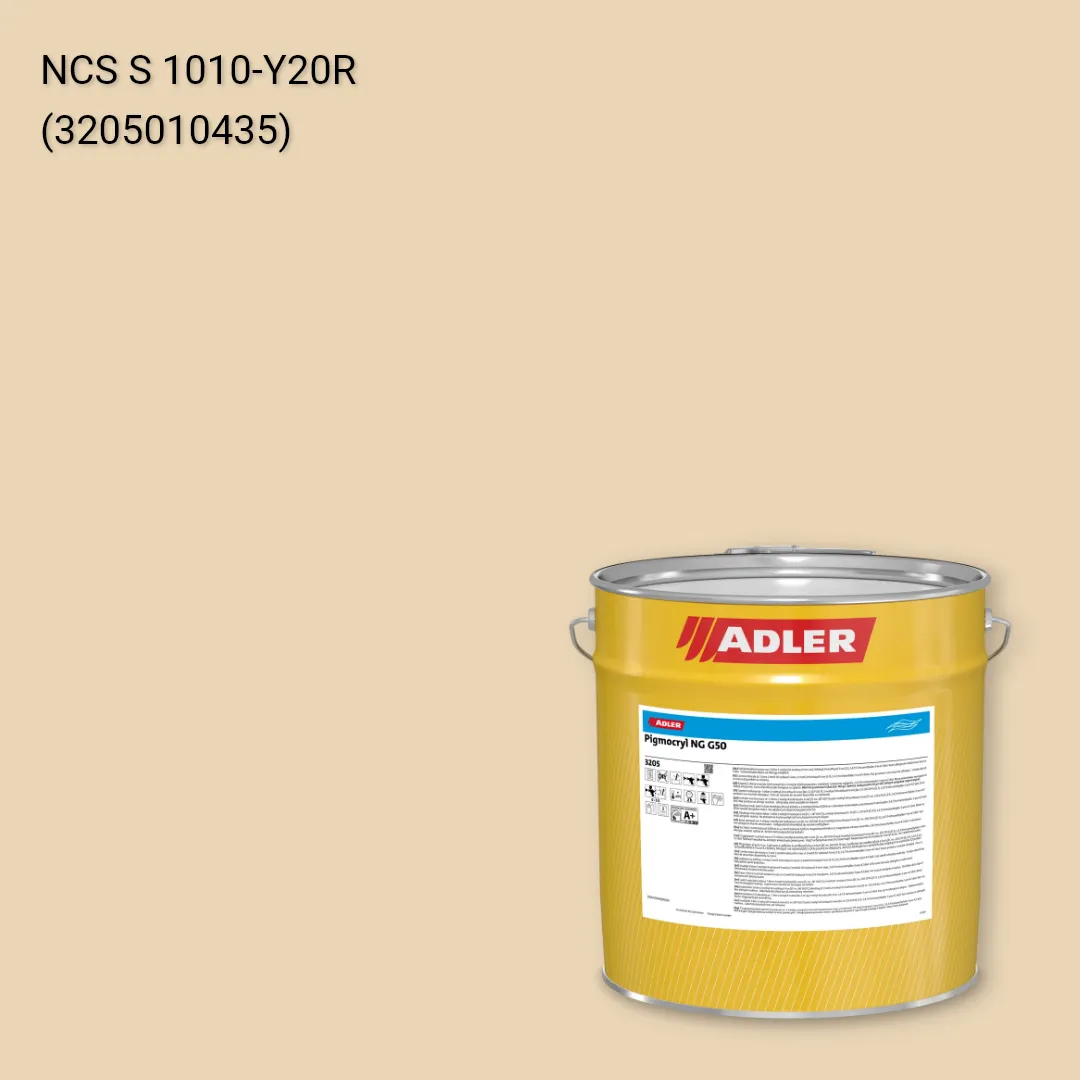 Лак меблевий Pigmocryl NG G50 колір NCS S 1010-Y20R, Adler NCS S
