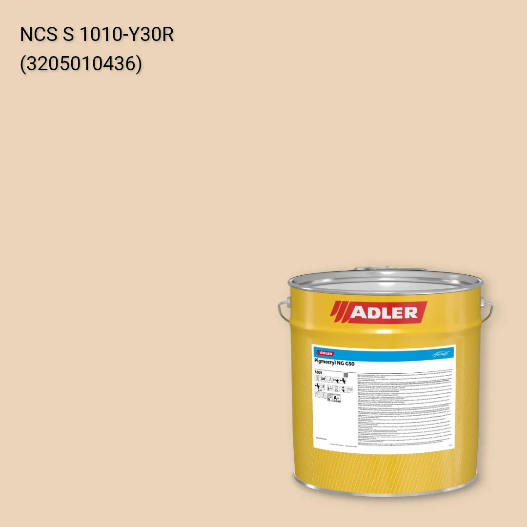 Лак меблевий Pigmocryl NG G50 колір NCS S 1010-Y30R, Adler NCS S