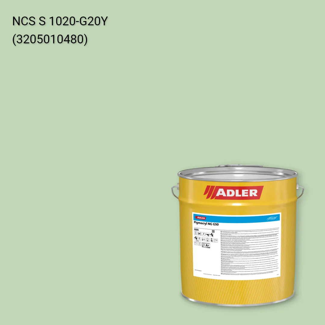 Лак меблевий Pigmocryl NG G50 колір NCS S 1020-G20Y, Adler NCS S