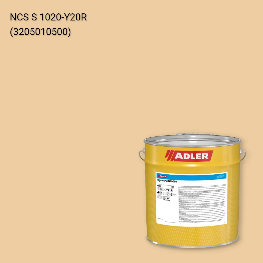 Лак меблевий Pigmocryl NG G50 колір NCS S 1020-Y20R, Adler NCS S